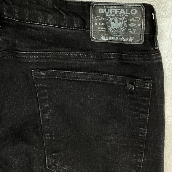 Buffalo David Bitton Max Skinny Jeans We Are Denim Black Stretch Men’s 34x32 - Picture 4 of 14